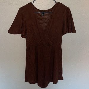 Brown Romper